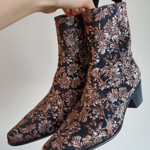 Pierre Hardy Reno Floral Ankle Boots